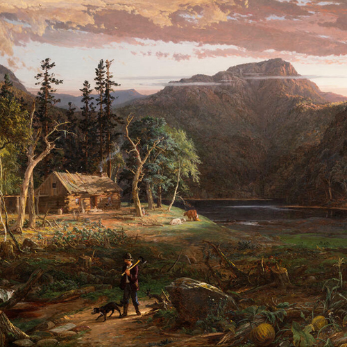 Jasper Francis Cropsey, The Backwoods of America, 1858