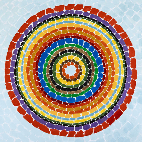 Alma Thomas, Lunar Rendezvous—Circle of Flowers, 1969