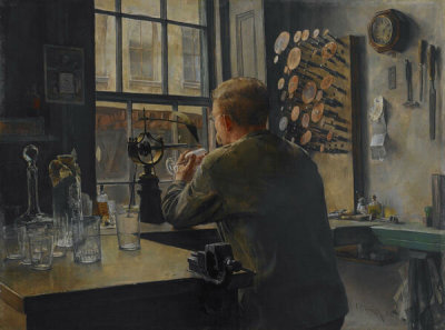 Charles Frederic Ulrich - The Glass Engraver, 1883