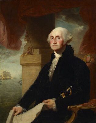 Gilbert Stuart - George Washington [The Constable-Hamilton Portrait], 1797
