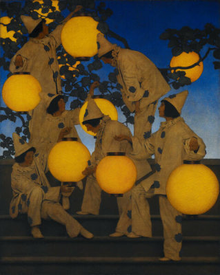 Maxfield Parrish - The Lantern Bearers, 1908